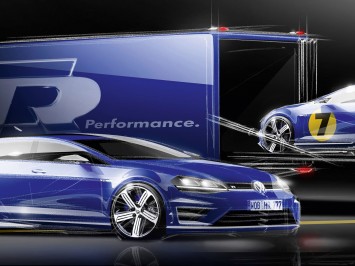 Volkswagen Golf R - Design Sketch preview