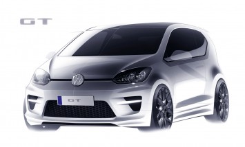 Volkswagen GT Up! Concept Design Sketch