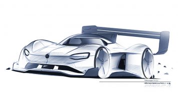 Volkswagen I.D. R Pikes Peak Design Sketch