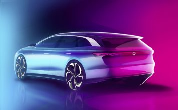 Volkswagen ID. Space Vizzion Concept Design Sketch Render