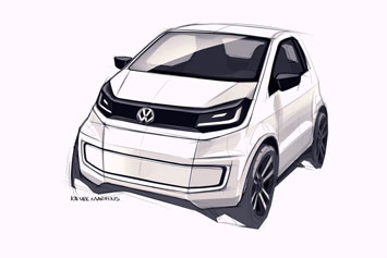 Volkswagen In Concept Design Sketch