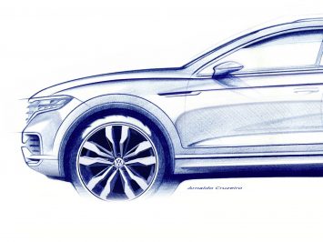 Volkswagen New Touareg Design Sketch Detail