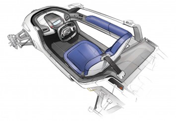 Volkswagen NILS Concept Interior Design Sketch