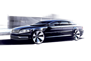 Volkswagen Phaeton Design Sketch
