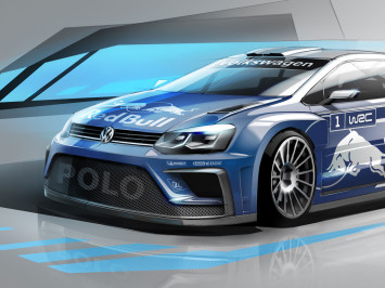 Volkswagen Polo R WRC - Design Sketch detail