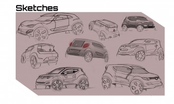 Volkswagen Rocky Concept Design Sketches