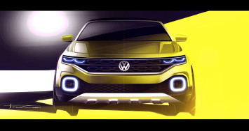 Volkswagen T-Cross Breeze Concept - Design Sketch Render