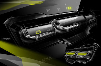 Volkswagen T-Cross Breeze Concept - Interior Design Sketch Render