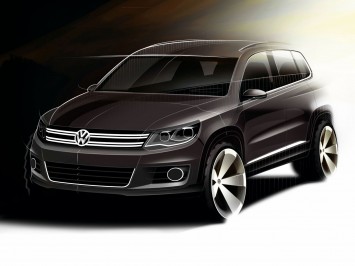 Volkswagen Tiguan Design Sketch