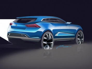 Volkswagen Touareg Concept   Design Sketch by Jaime Cervantes
