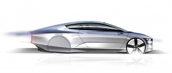 Volkswagen XL1 Concept - Design Sketch