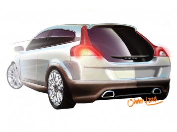 Volvo C30 Concept Design Sketch