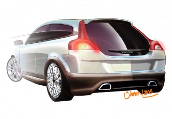 Volvo C30 Concept design sketch