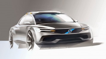 Volvo Concept Design Sketch by David Schneider