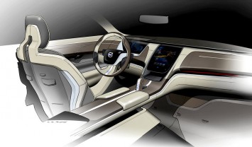Volvo Concept You Interior Design Sketch