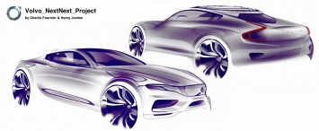 Volvo NextNext Project - Design Sketches by Charlie Fournier and Henry Jordan