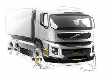 Volvo Truck Design Sketch by Patrik Palovaara