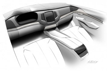 Volvo XC 90 - Interior Design Sketch