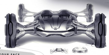 VW Concept Design Sketch by Sahm Jafari