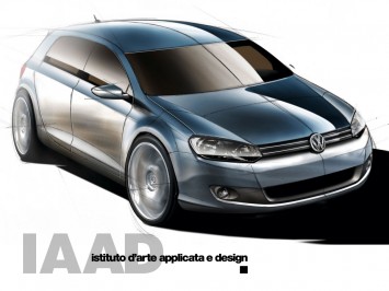 VW Golf VI Design Sketch