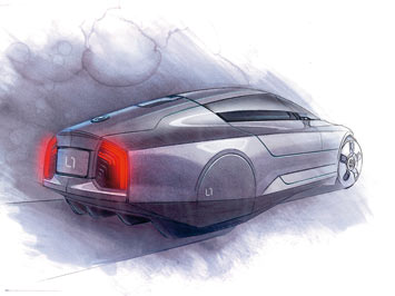 VW L1 Concept design sketch