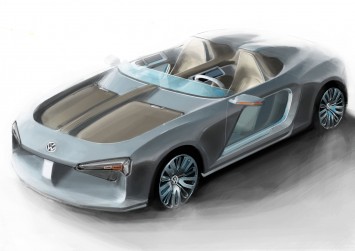 VW Shinshi Concept Design Sketch Render