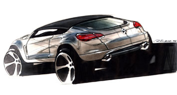 VW Tiguan Design Sketch