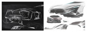 W Motor Lykan Design Sketches