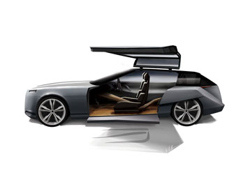 Wally Concept Car Design Sketch