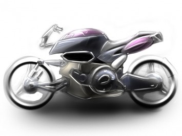 Yamaha MTH 500 Concept Design Sketch